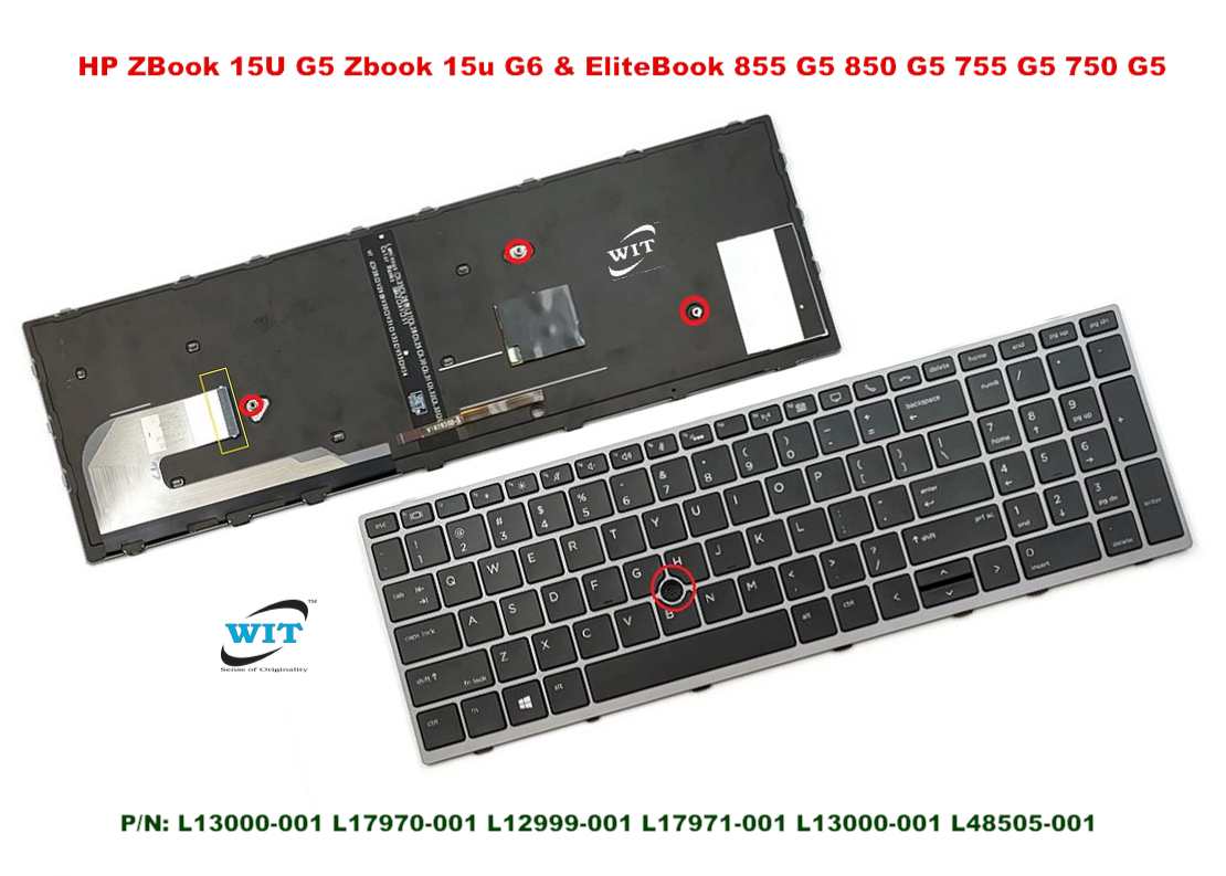 Laptop Keyboard/Keypad For HP Zbook 15G3 HP Zbook 17G3 Series P/N