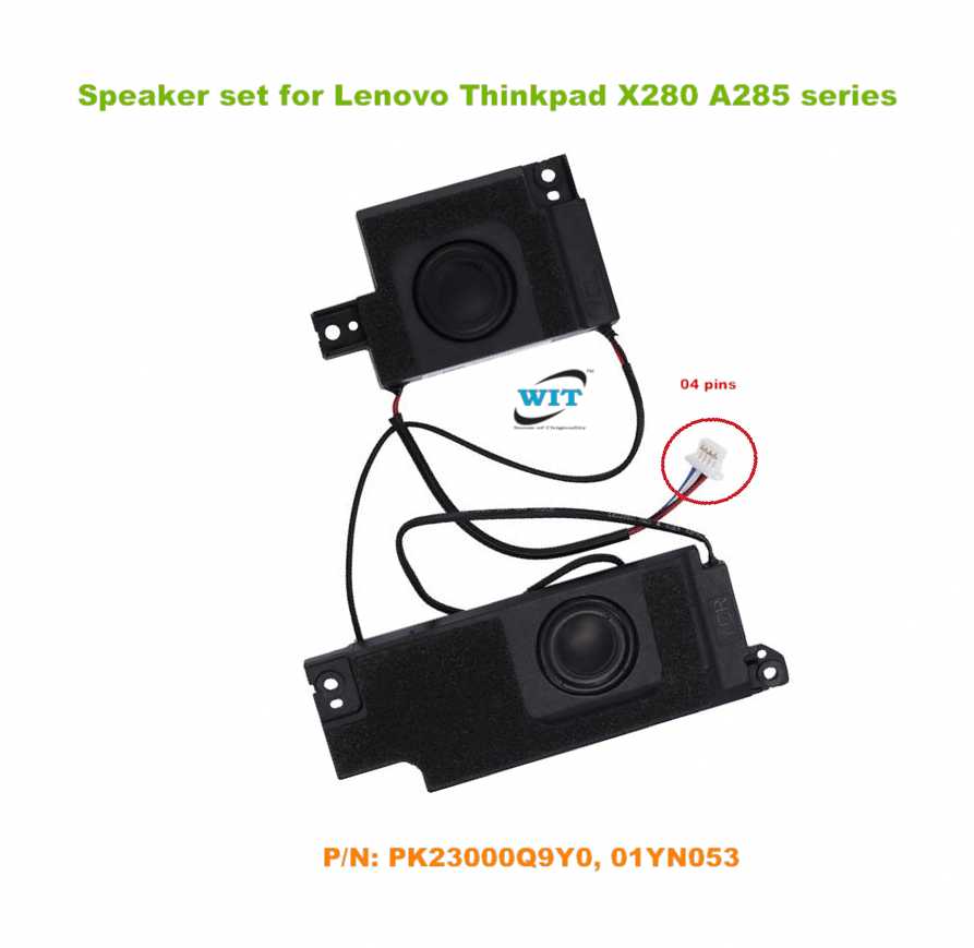 Laptop Internal Speaker set for Lenovo Thinkpad X280 A285 series, P/N