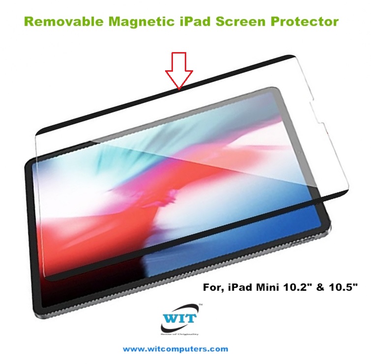 Removable iPad Screen Protector for iPad Mini 10.2" & iPad