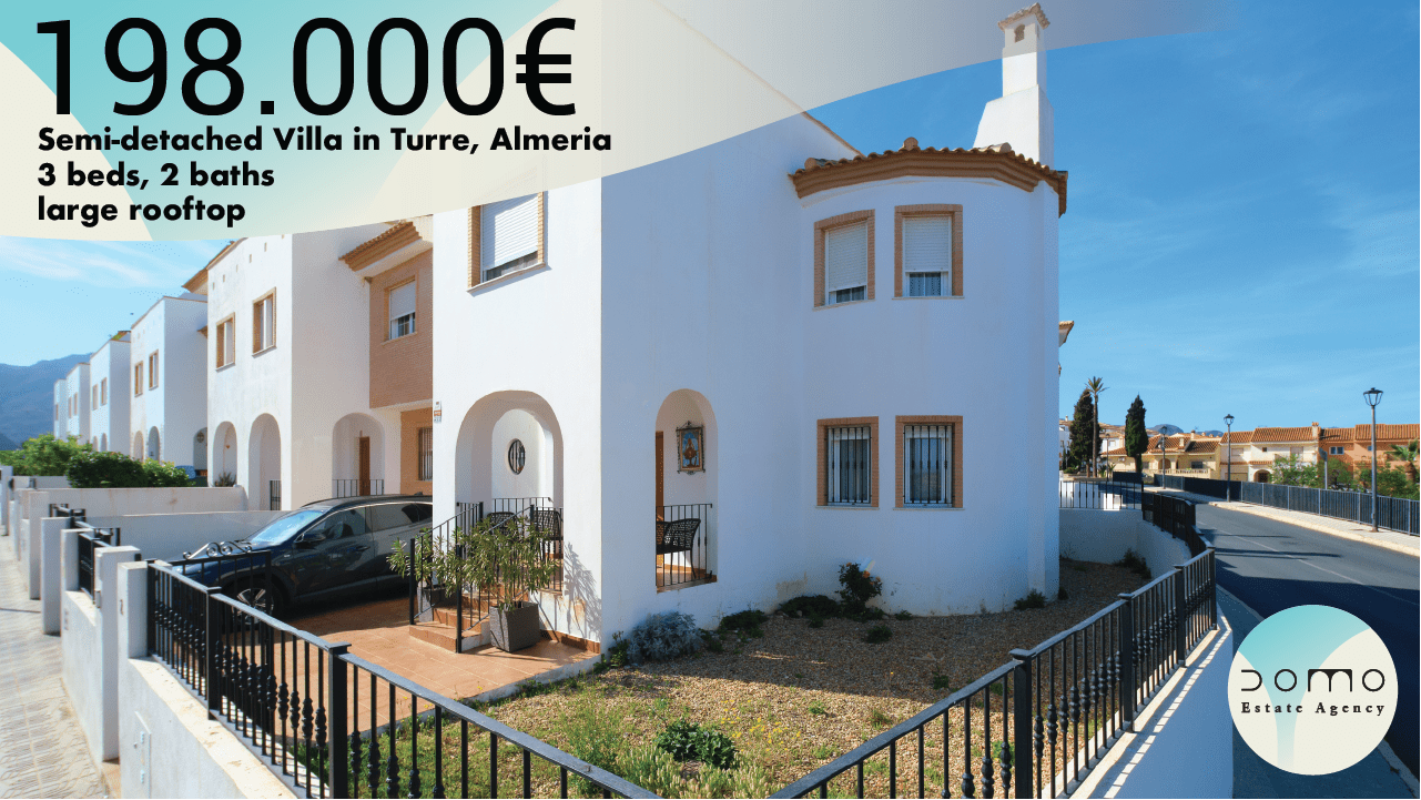 Beautiful semidetached villa for sale TurreAlmeria