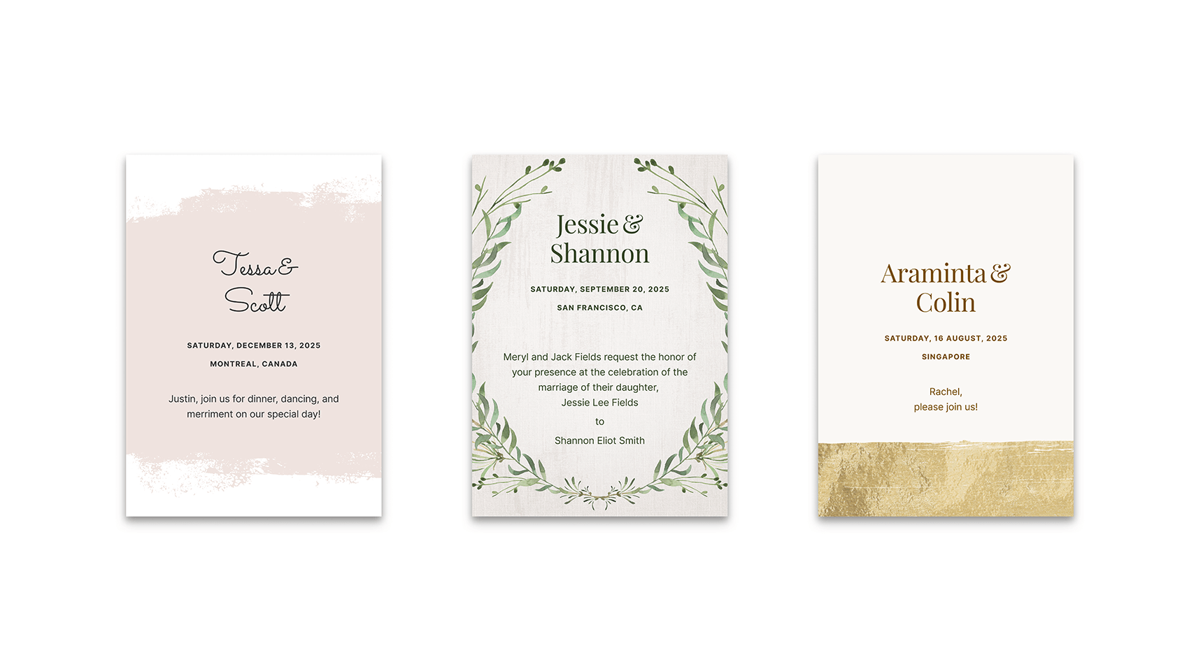 Modern Wedding Invitation Wording Examples Joy