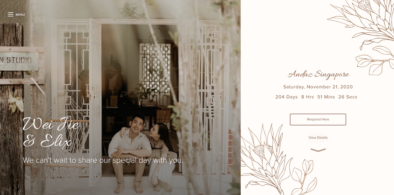 20 Creative Wedding Website Examples Joy
