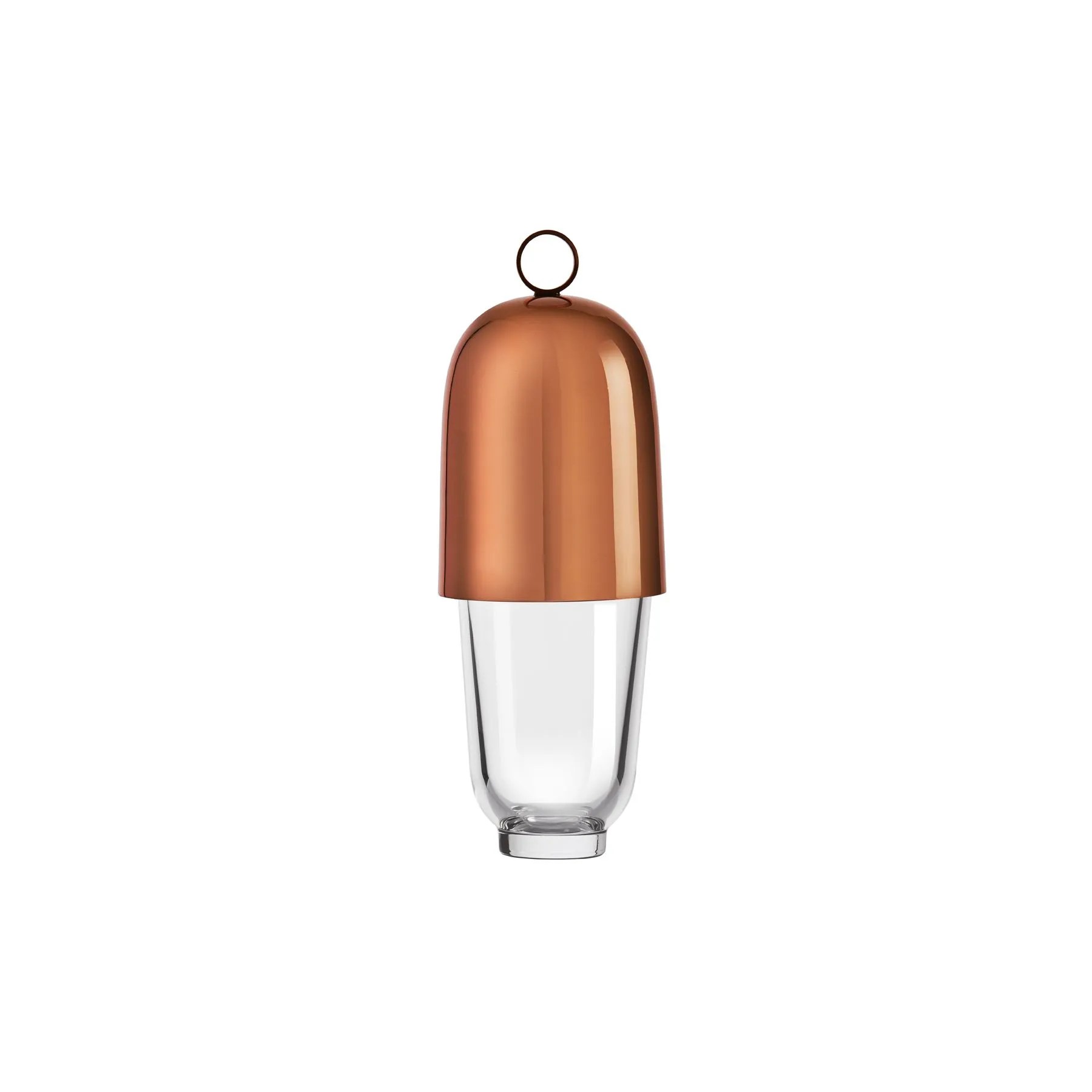 NUDE Glass Hepburn Shaker with Metal Top | Joy