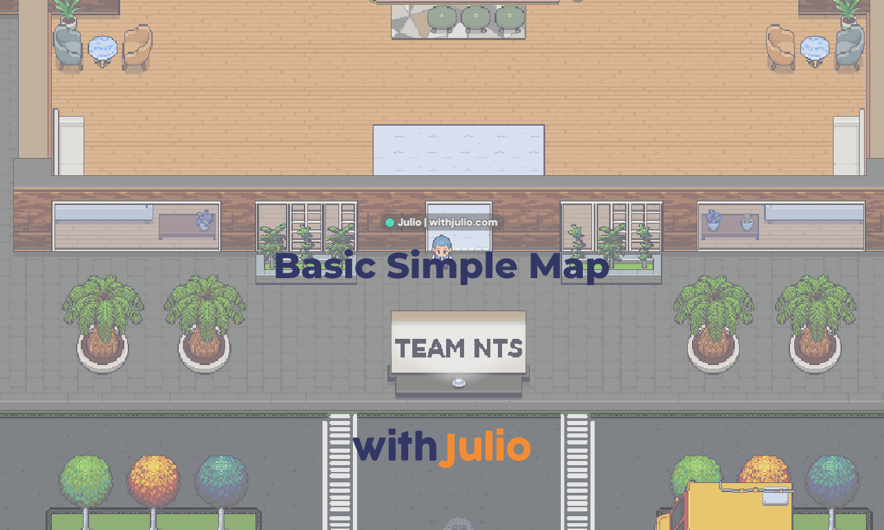 See How Basic Custom Gather Town Map Design Looks Like With Julio