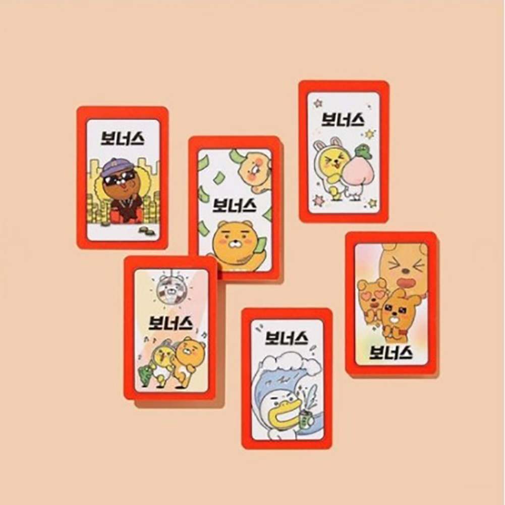 Chunsik Flower Card Game Korean Hanafuda set Go Stop Card Game HWATOO with Mat Yellow