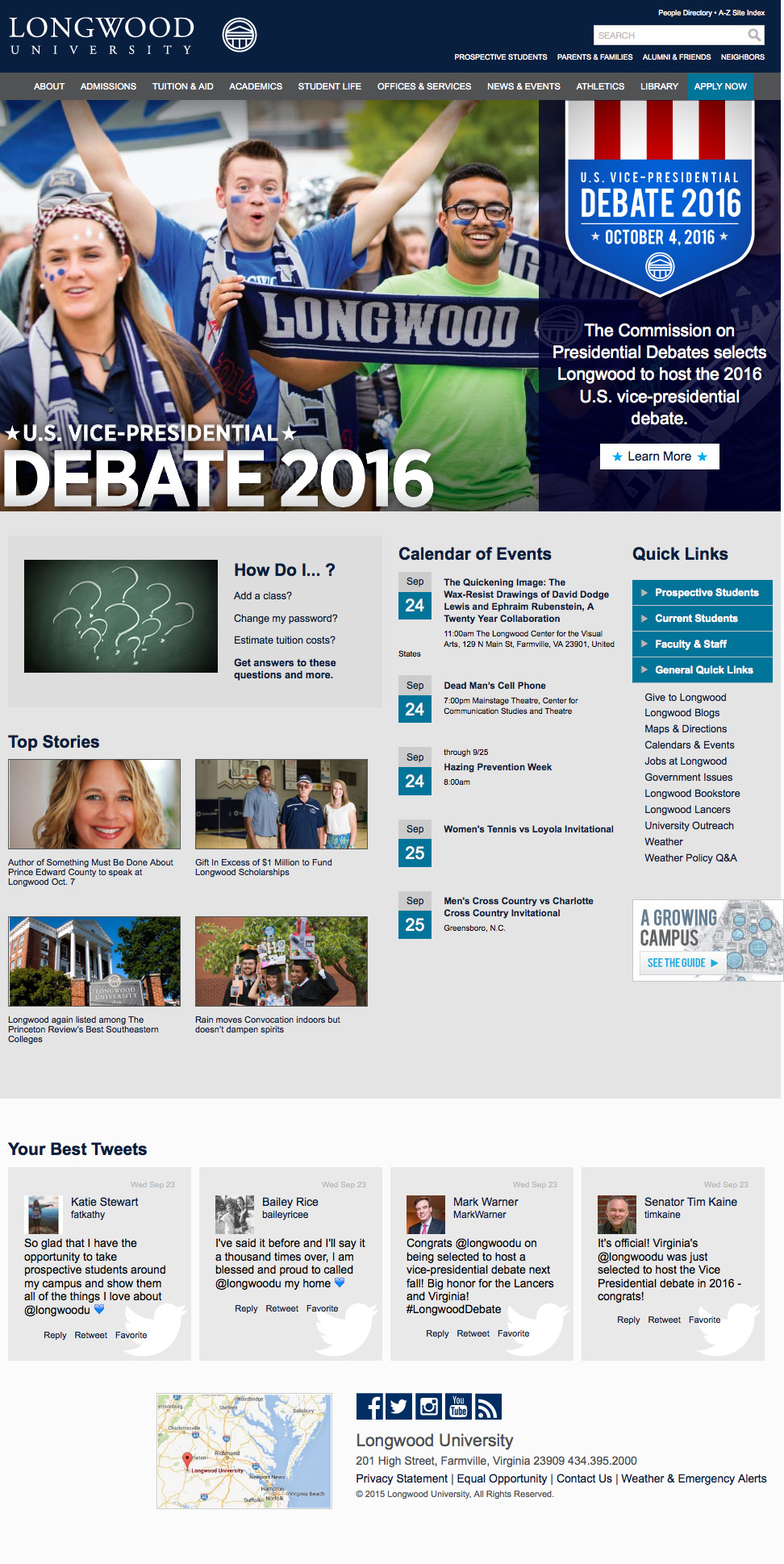 Longwood University Virginia Higher Education Center •
