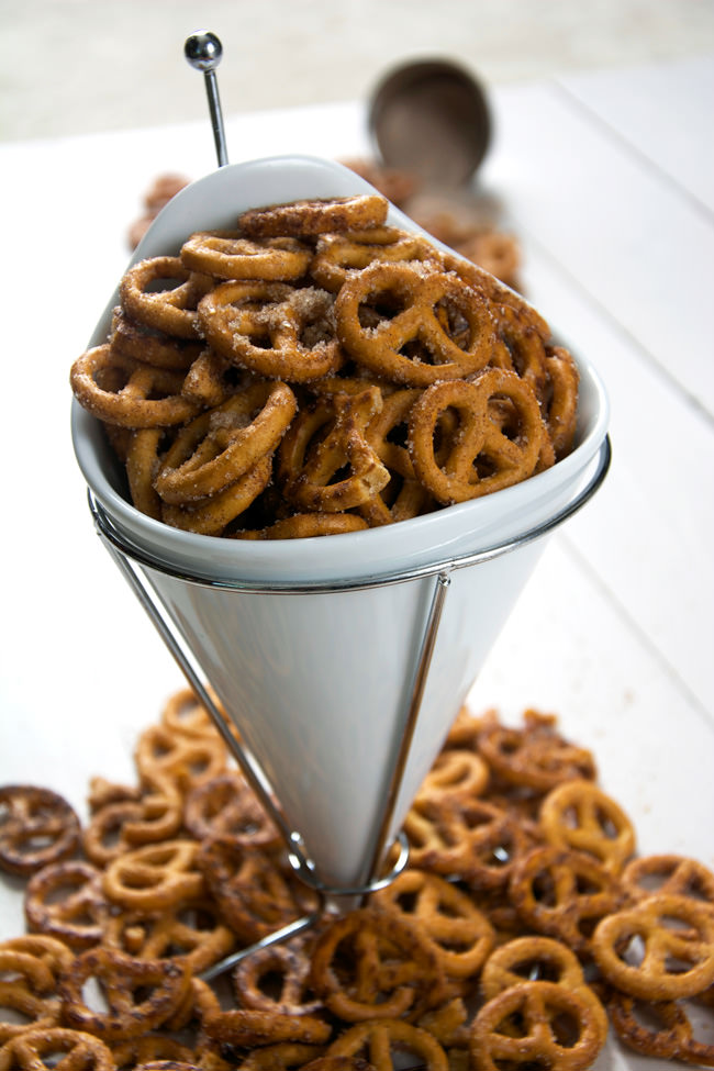 Four Ingredient Cinnamon Sugar Pretzels