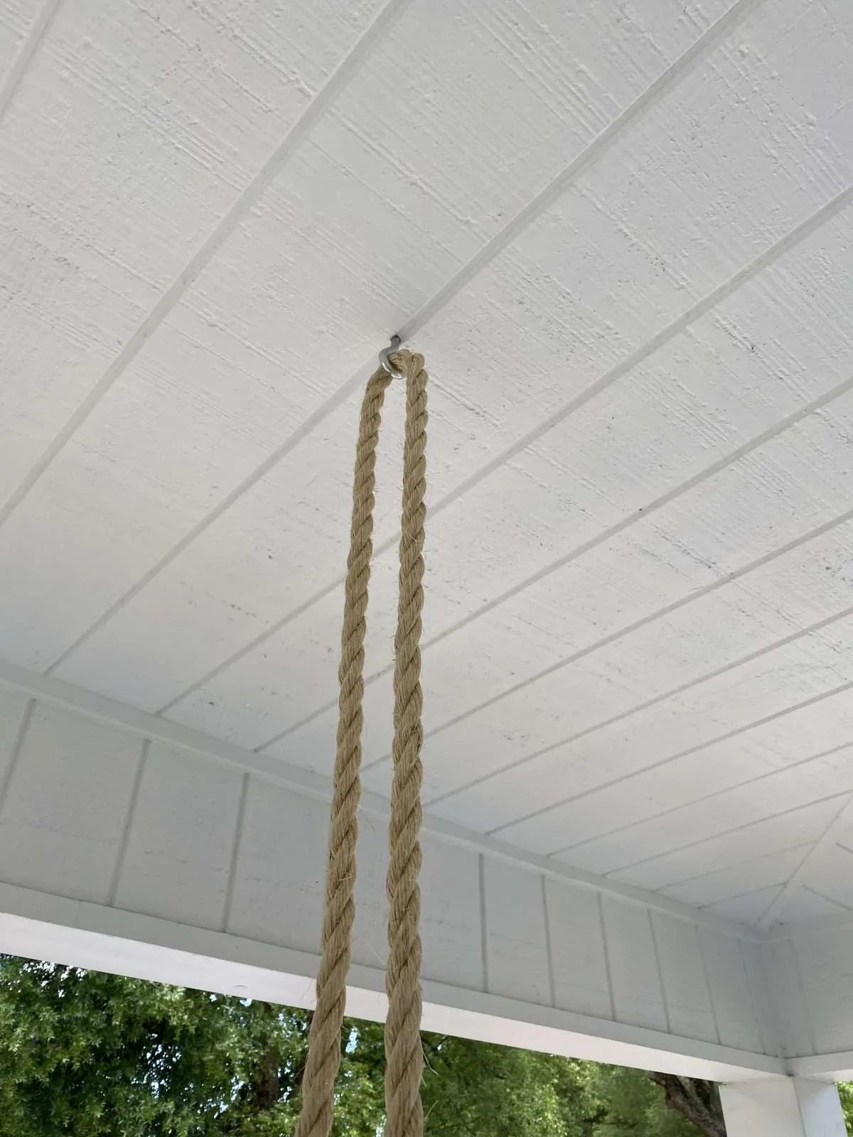 DIY Crib Mattress Porch Swing With the Blinks