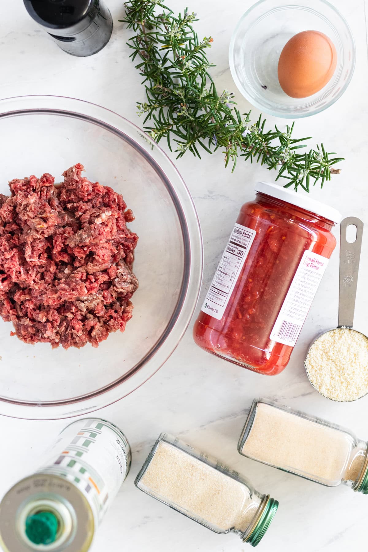 Easy Baked Bison Meatballs (Gluten free option)