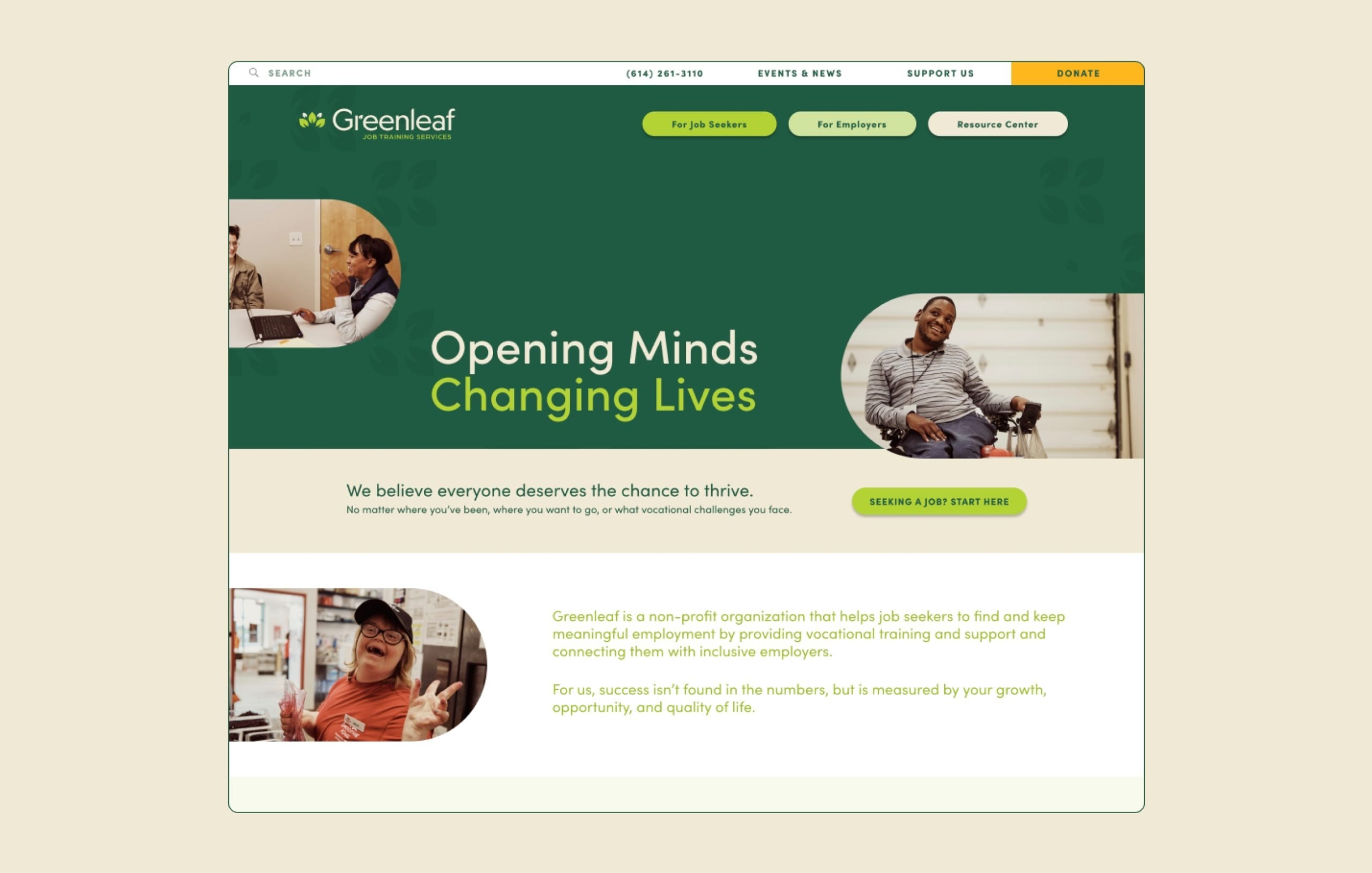 Greenleaf Job Training Services Wonderly