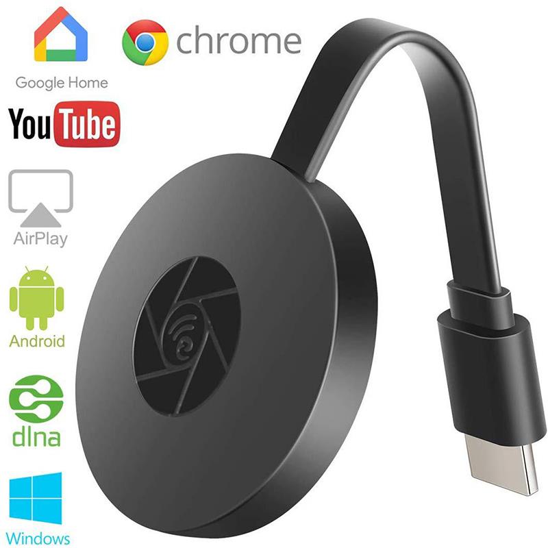 Affichage WiFi Dongle TV bâton plein 1080P Chromecast HDMI Miracast
