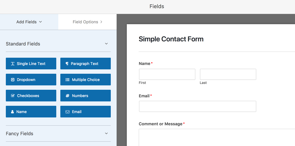 WPForms Free & Premium Form Builder Plugin for WordPress