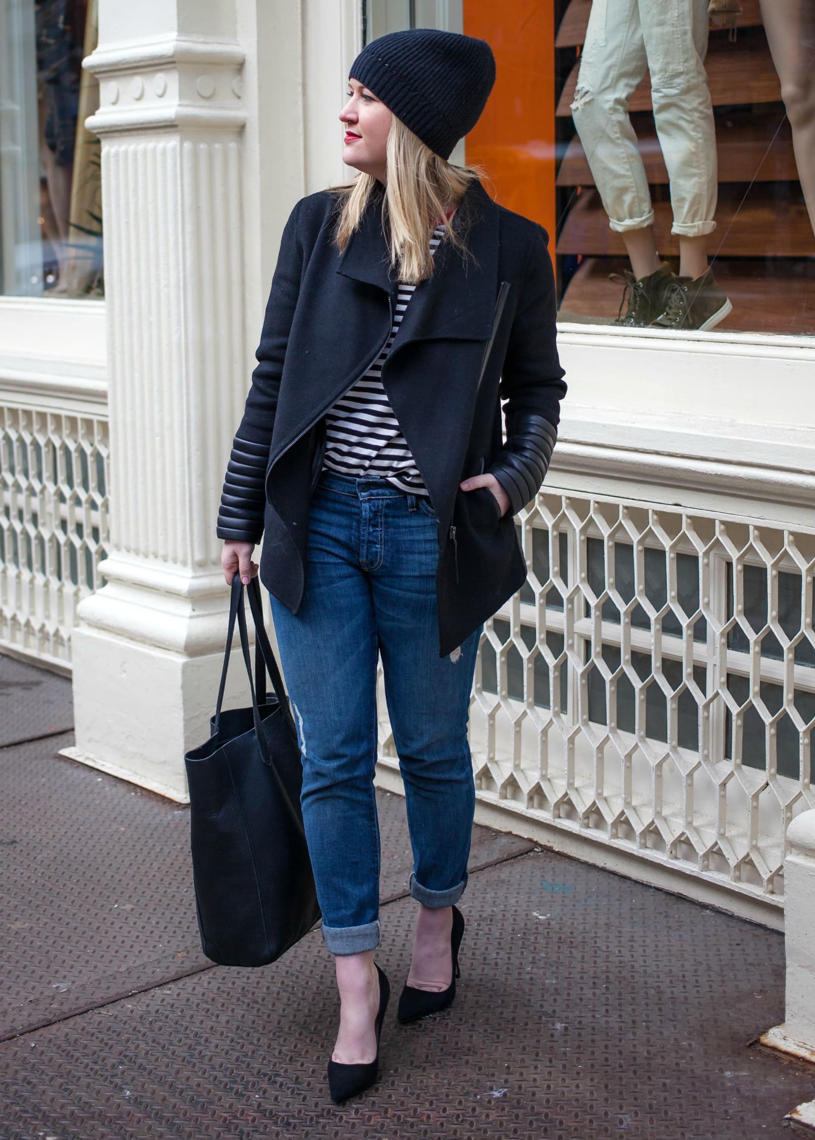 Boyfriend Jeans and a Striped Tee wit & whimsy