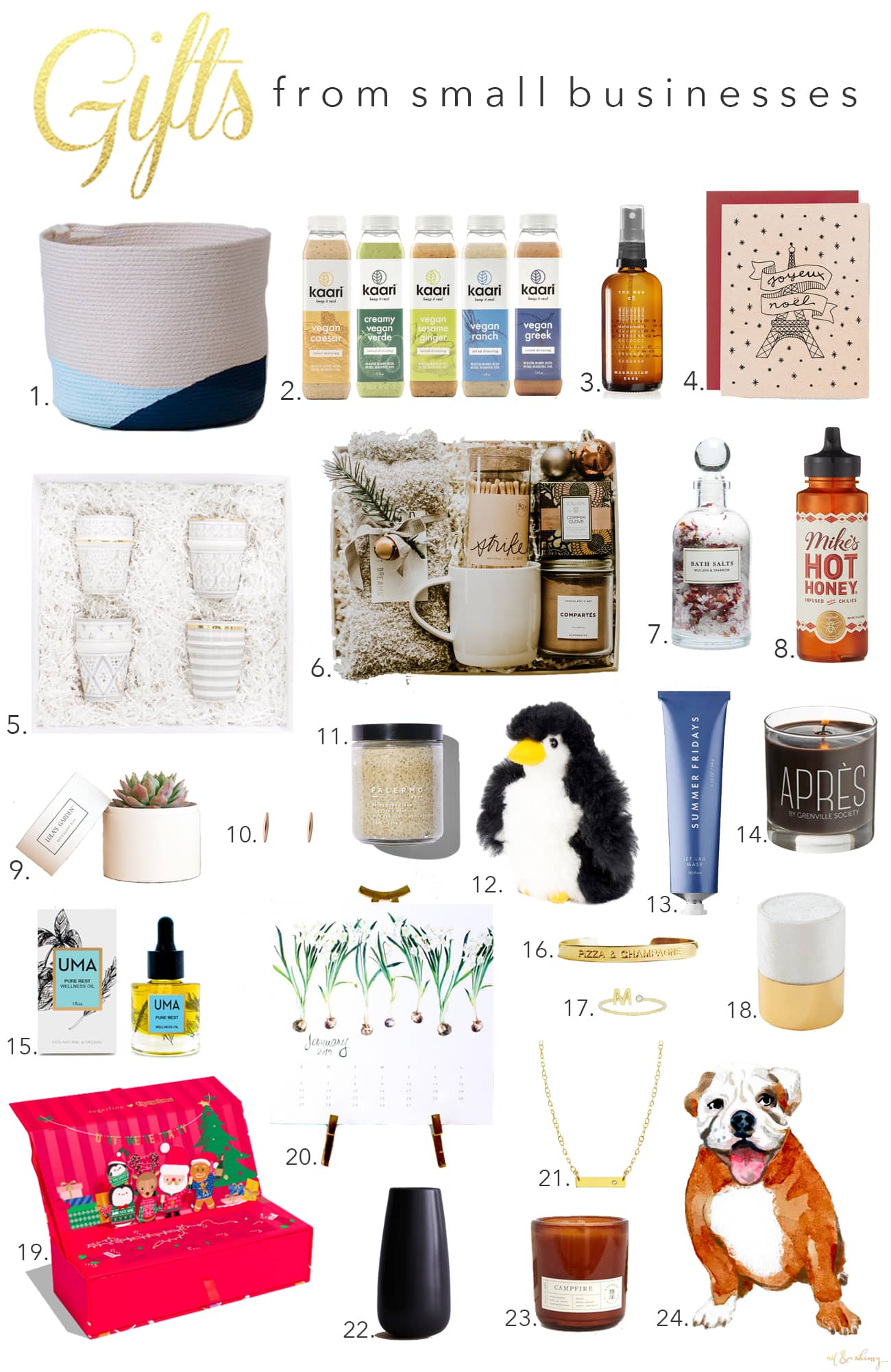 Gift Ideas from Small Businesses wit & whimsy