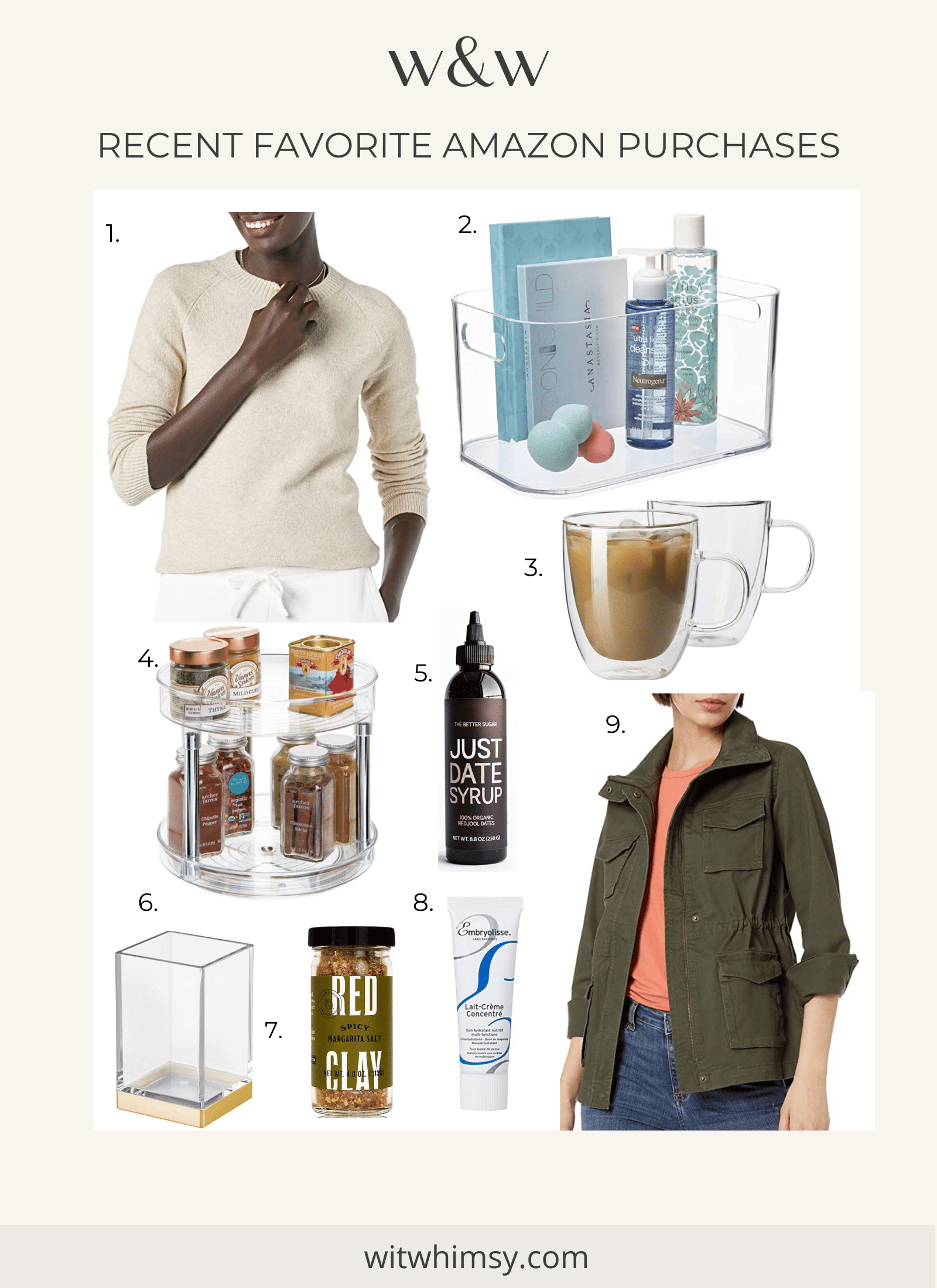 Recent Favorite Amazon Purchases wit & whimsy