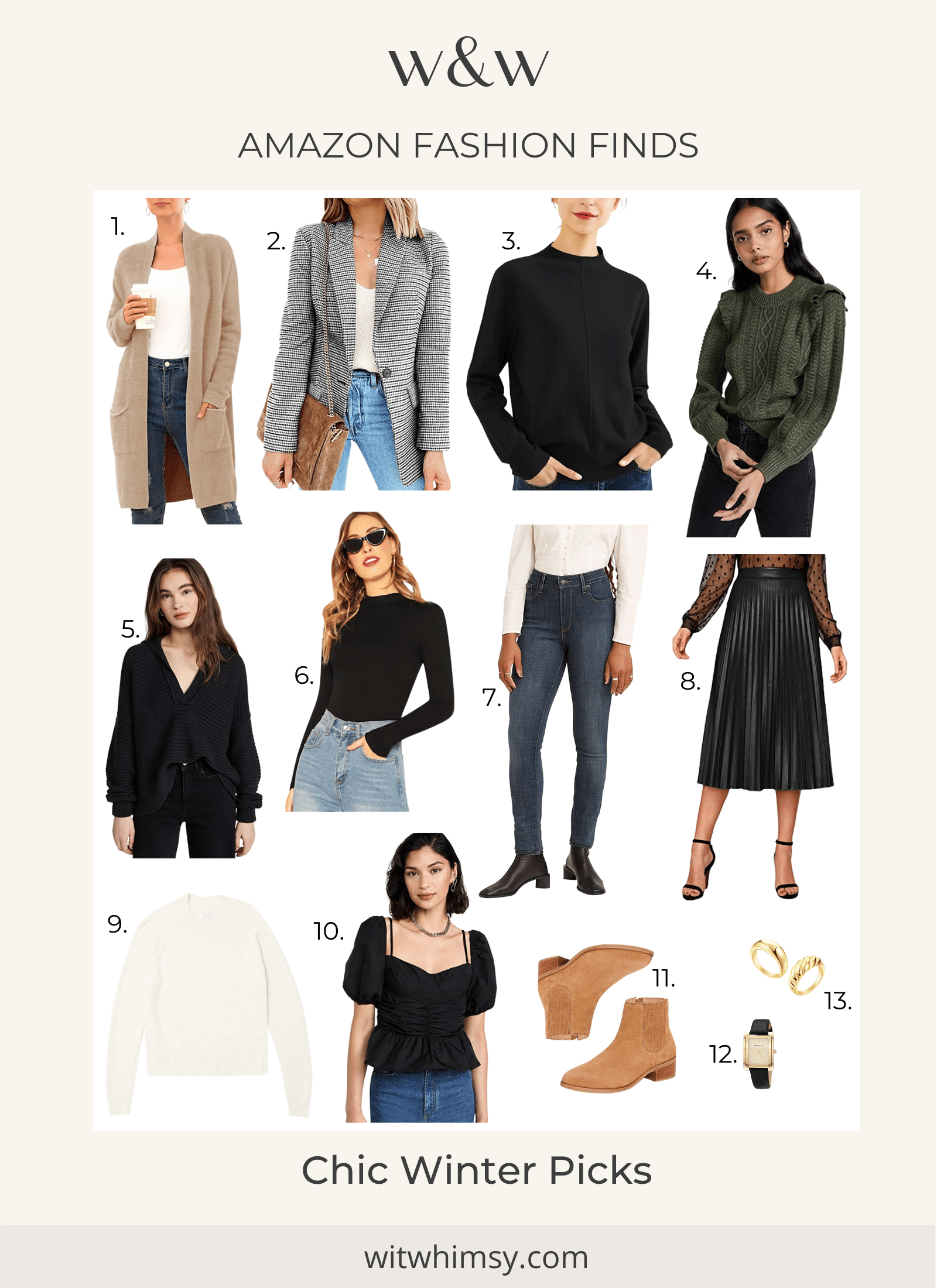 Chic Winter Picks from Amazon Fashion wit & whimsy
