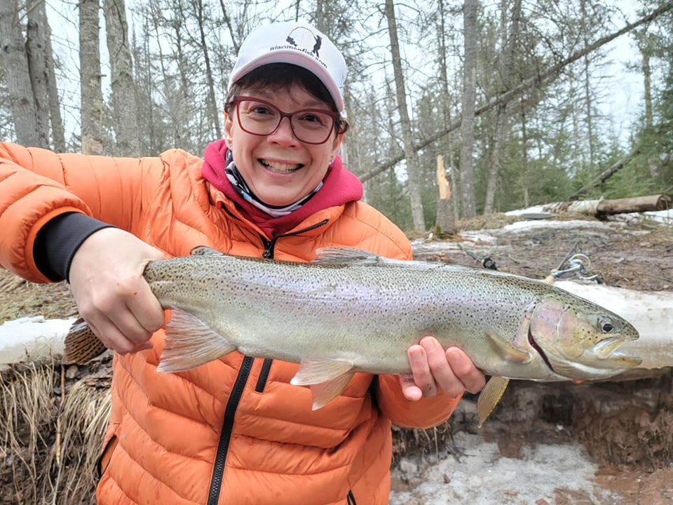 Steelhead fishing the Bois Brule