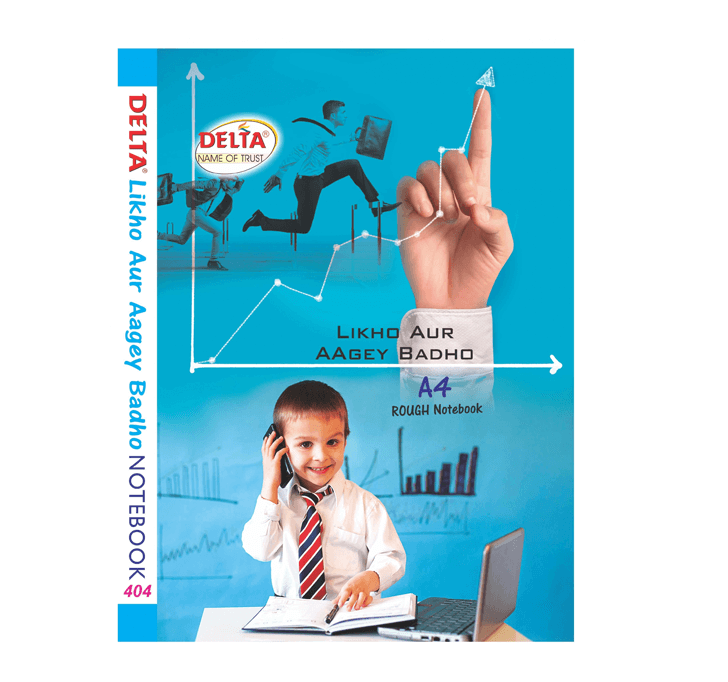 Delta ROUGH Notebook A4 (168 Pages)