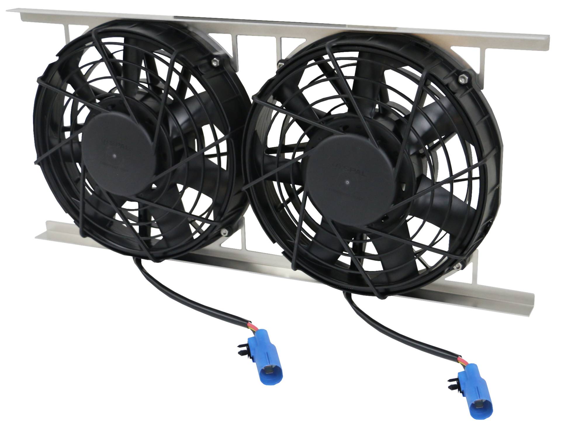 Wizard Cooling 80012003BL 12" Dual BRUSHLESS Spal Pusher fans w