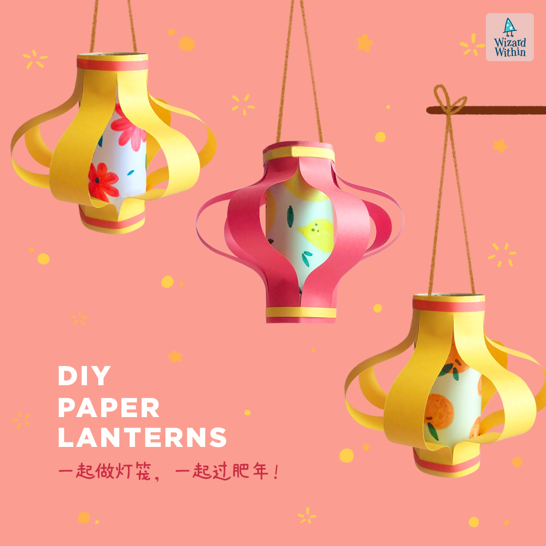 Make Chinese Paper Lantern in 7 steps Wizard Within