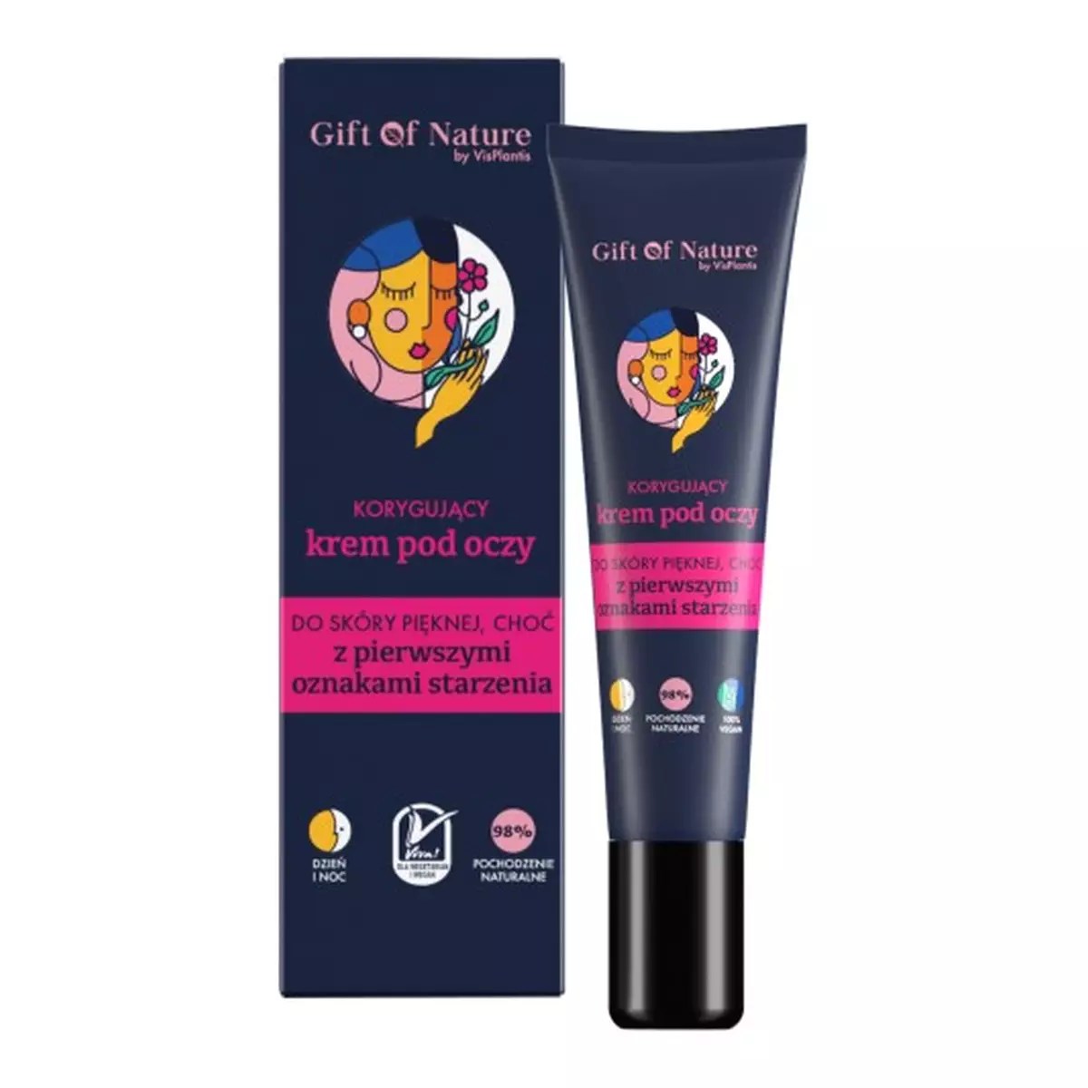 VIS PLANTIS GIFT OF NATURE Krem pod oczy korygujący Wizaż24