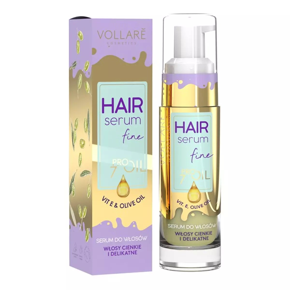 VOLLARE Hair Serum PROils Extra Volume Oil Serum do włosów cienkich i