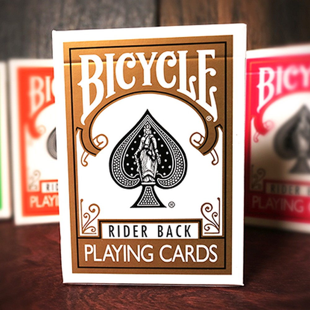 Bicycle Rider Back Gold Playing Cards by US Playing Cards WizZon