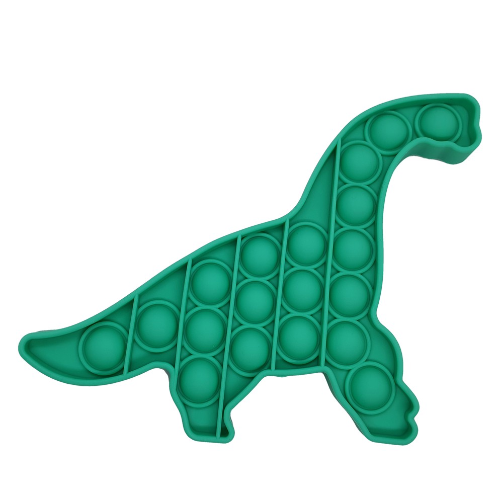 Push Pop Bubble Pop It Fidget Toy Brachiosaurus Dinosaur Green WizZon