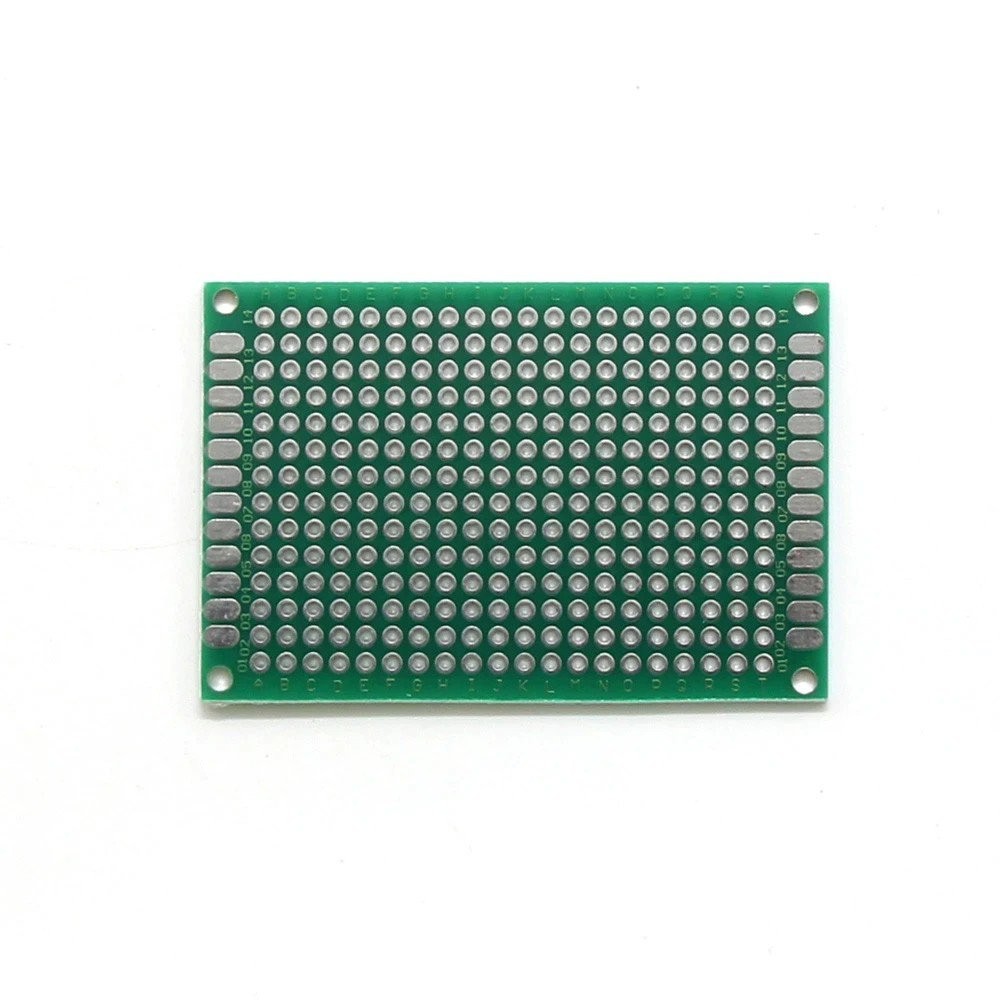 Double Sided PCB Solder Prototype Board 4cm x 6cm 2.54mm Pitch WizZon