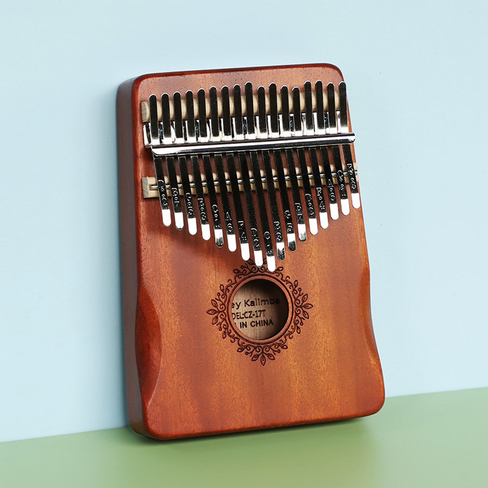 CZ Kalimba 17 Keys Thumb Piano (Finger Piano) with Palm Rest Curve