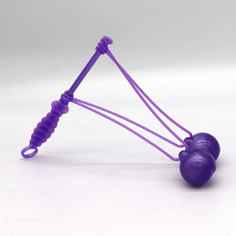 Clackers Balls LatoLato Toy Plastic Links Purple with LED Light WizZon