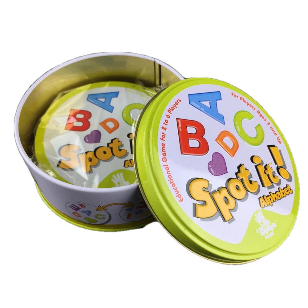 [C] Spot it! Alphabet Card Game WizZon