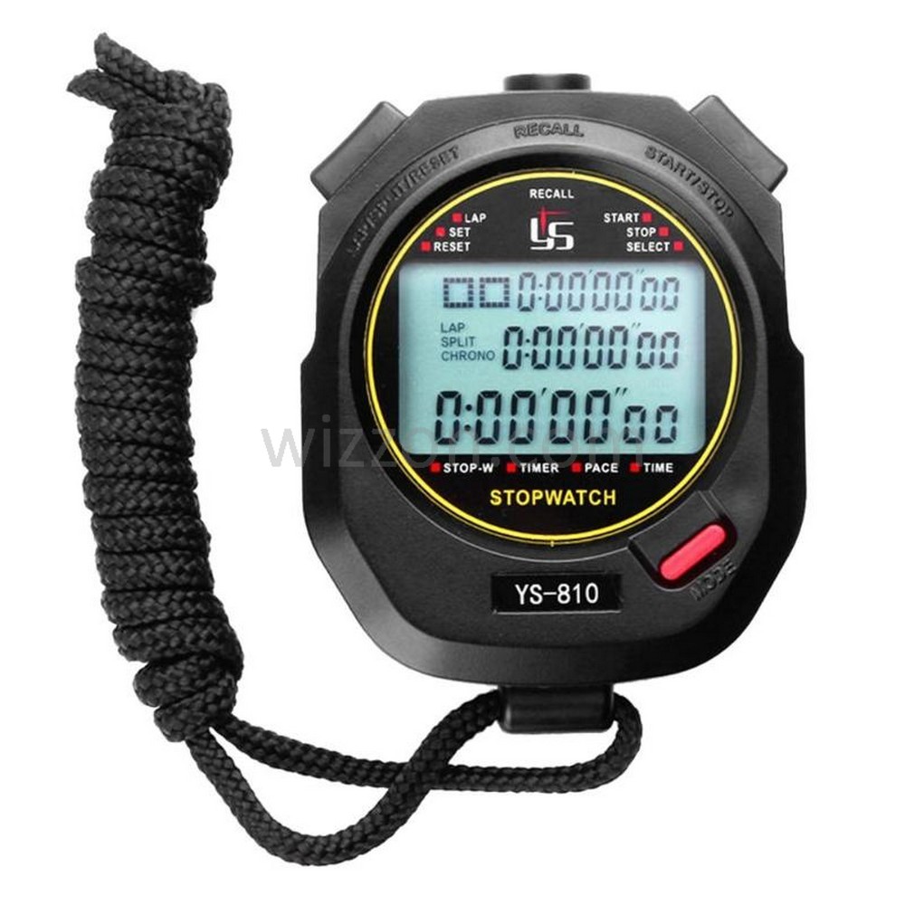 YS YS810 Digital Stopwatch Black WizZon