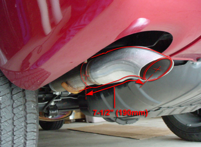 Chrome exhaust tips