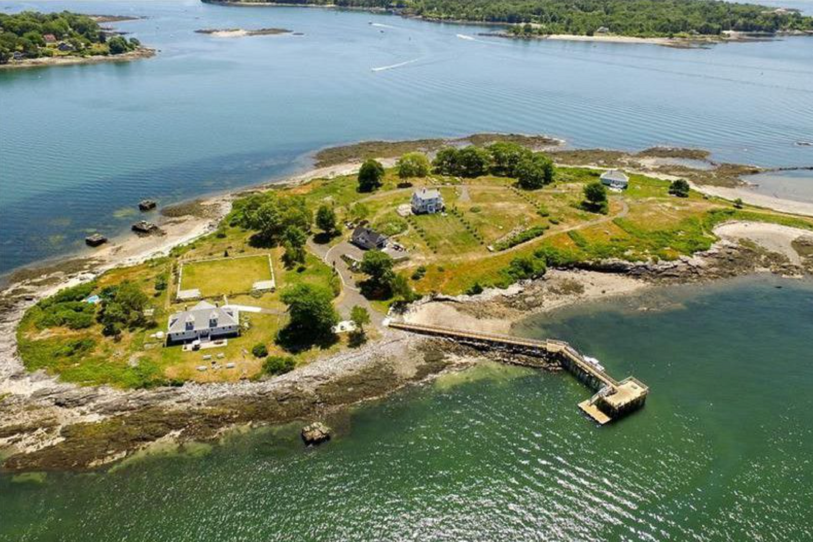 This Historic Island for Sale Includes the Only Military Fort in Casco