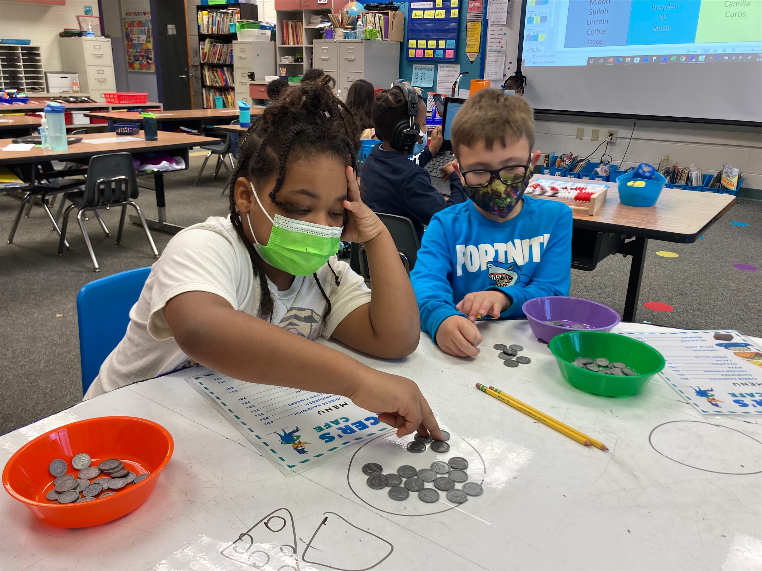 Counting Money in First Grade