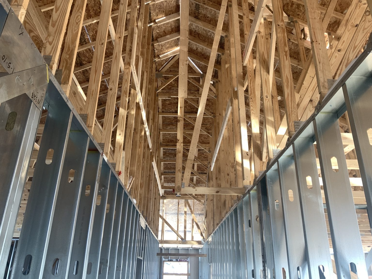 In progress site visit to Union Avenue Apartments WJW Architects