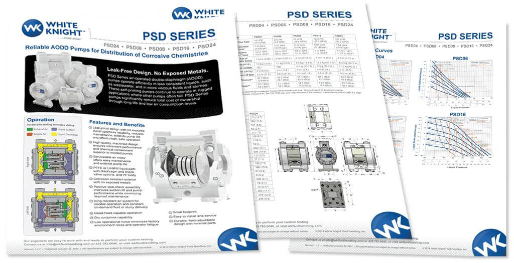 Specification Sheets White Knight Fluid Handling