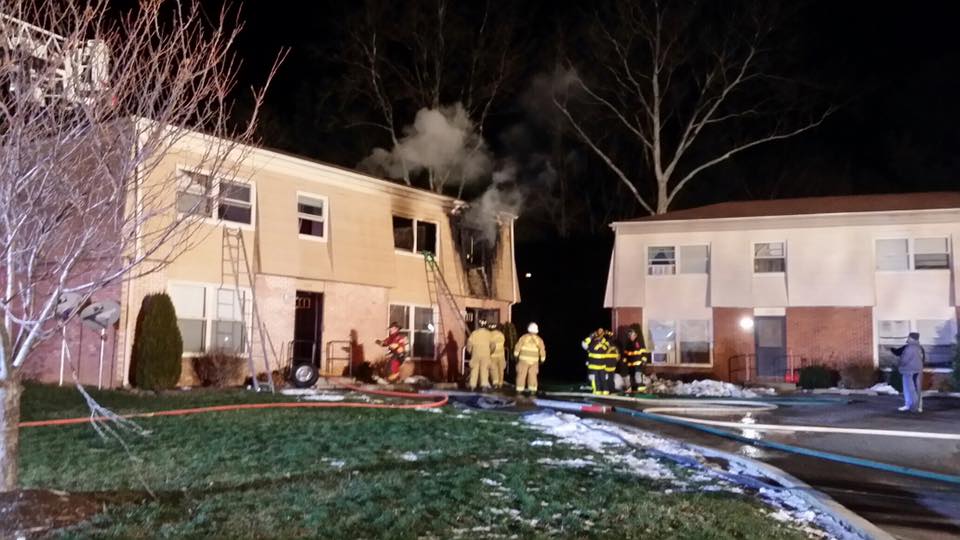 Fire breaks out in Milton apartment building