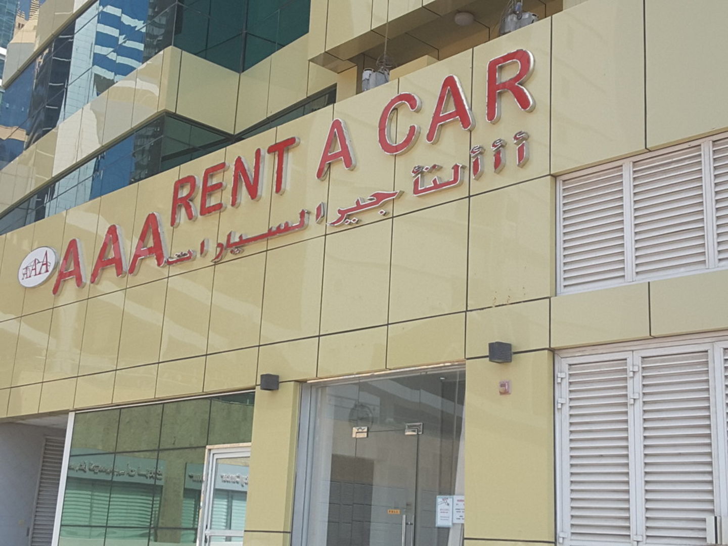 Aaa Rent A Car(Car Rental Services) in Jumeirah Lake Towers (Al Thanyah