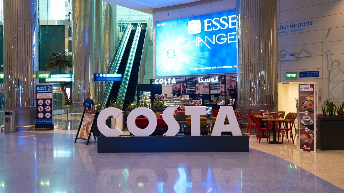 Costa Coffee Shop, (Coffee Shops) in Dubai Airport Free Zone (Dubai