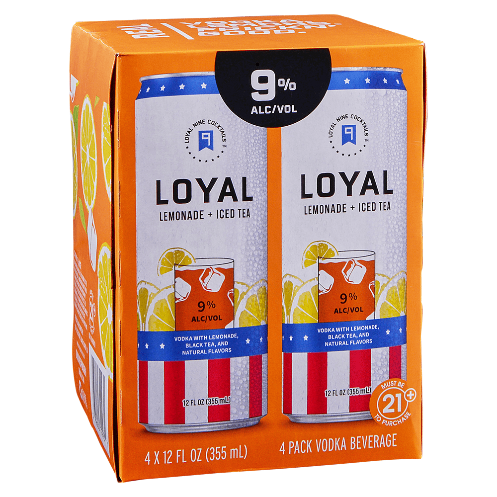 Loyal 9 Lemonade + Iced Tea 4 pack W Liquor Store