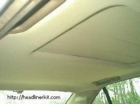 How to replace a BMW headliner; with step by step pictures.