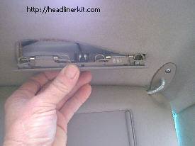 How to replace a BMW headliner; with step by step pictures.