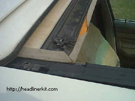 How to replace a BMW headliner; with step by step pictures.