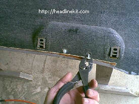 How to replace a BMW headliner; with step by step pictures.