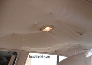 1989 Oldsmobile 98 headliner installation; step by step.