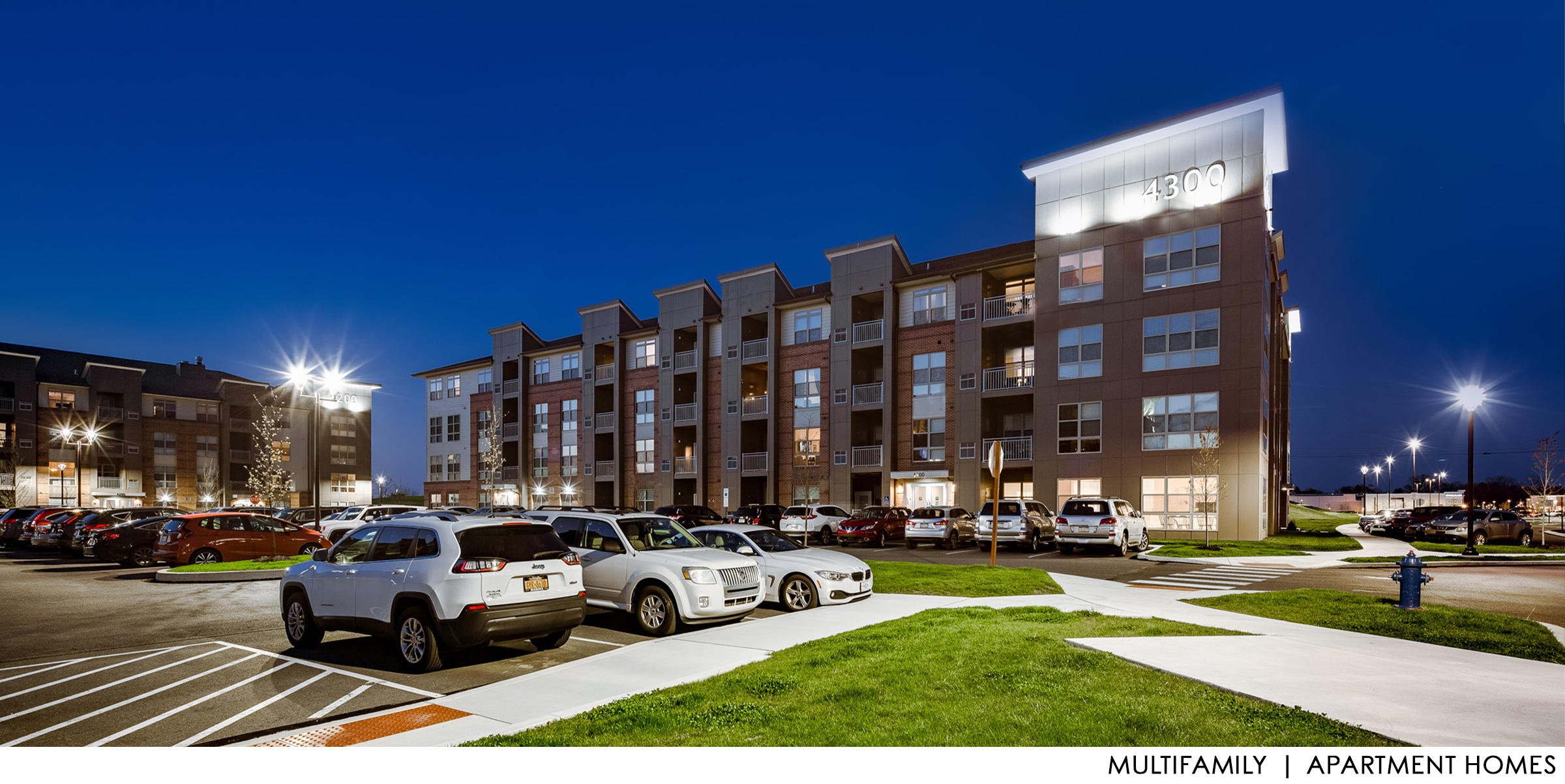 Shopping Center, Hotel, Apartments Lighting Project Lancaster, PA