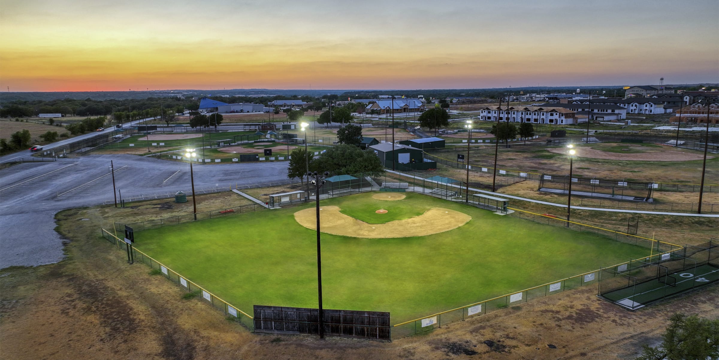Aledo Athletics Baseball Field WLS Lighting Systems
