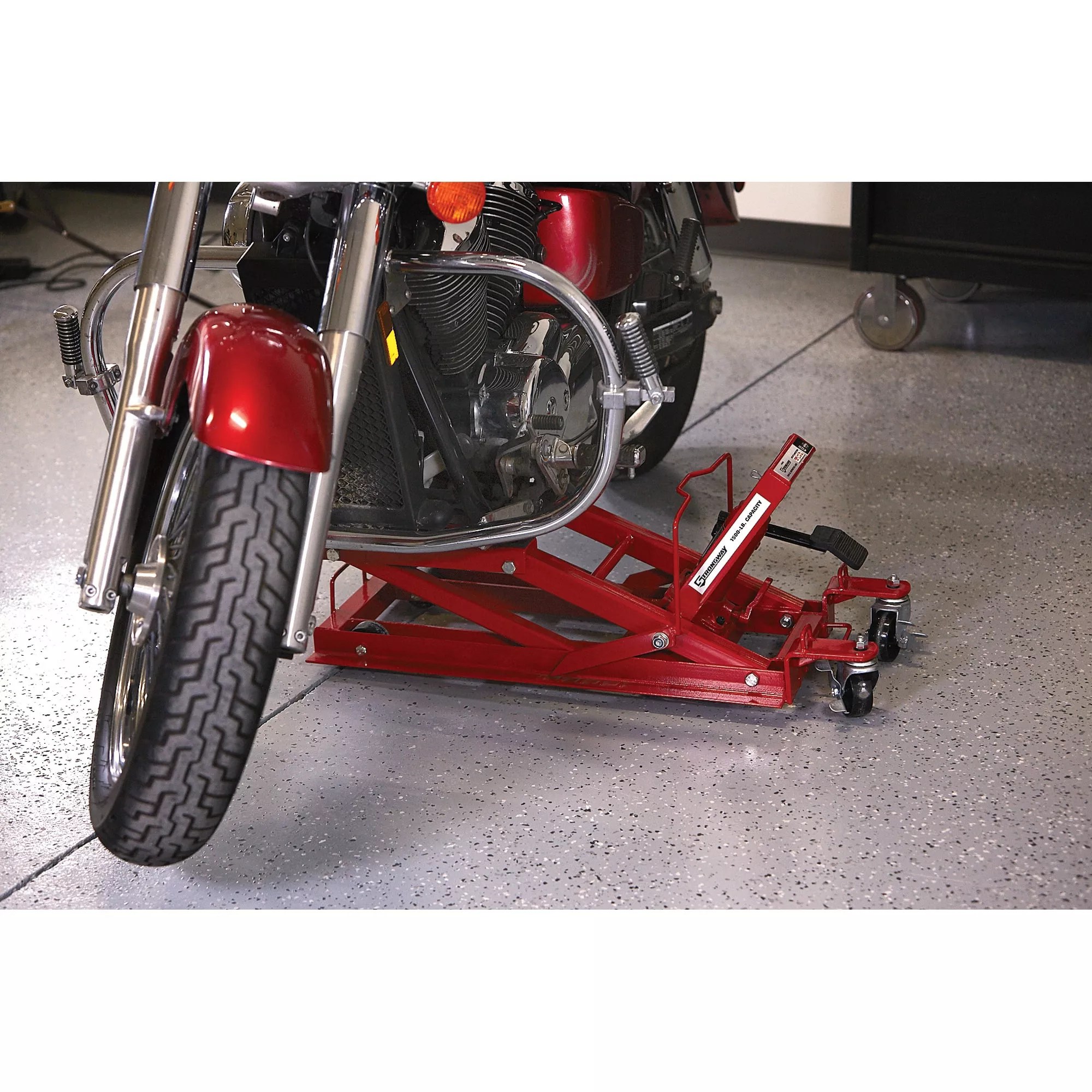 1500 Lb. Capacity ATV/Motorcycle Hydraulic Jack Lift Stand WMA